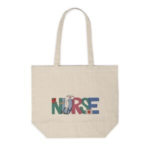 Nurse Custom Canvas Graphic Tote Bag